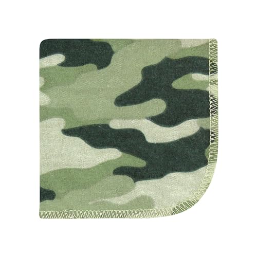 Hudson Baby Unisex Baby Flannel Cotton Poly Washcloths, Animal Adventure 12 Pack, One Size - color: Animal Adventure 12 Pack