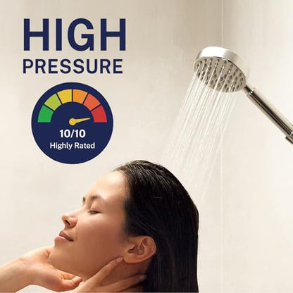 HammerHead Showers® Solid Metal 27.5 Inch Shower Slide Bar Set and Handheld Shower Head with Hose — MATTE BLACK — 2.5 GPM High Pressure Spray Wand — Easily Adjust Height & Angle of Handshower - color: Matte Black, size: 2.5 GPM