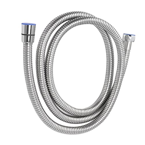 TOPINCN Shower Hose, 59 Inch Stainless Steel Shower Hose Extra Long Pressure Easy to Install for Bathroom (Electroplating)