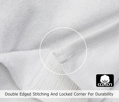 COTTON CRAFT Soft Giant Bath Sheet - 2 Pack 100% Cotton White Bath Towel | Oversized Extra Large 35x70 inches Luxurious 600 GSM Super Soft Absorbent Quick Dry Bathroom Shower Hotel Spa Towel Sheet - color: White - 2 Pack Bath Sheet