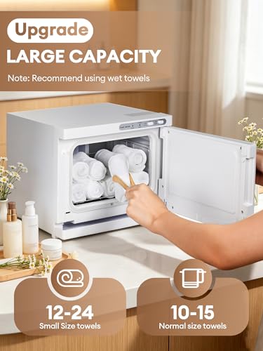 Hot Towel Warmer Esthetician - Hand Face Towel Warmer Heating Machine | 8L Large Capacity Towel Steamer for Facial Spa Hair Beauty Salon Home