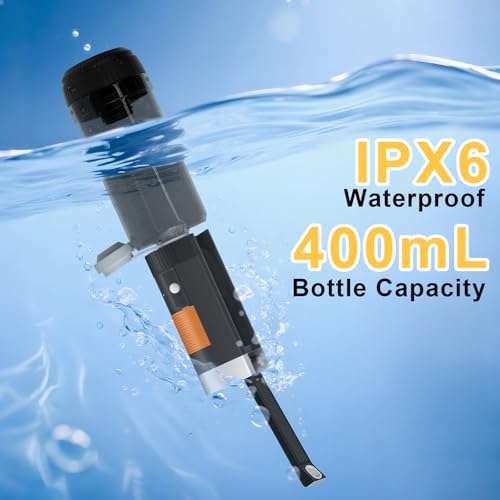 SoulBay Electric Portable Bidet, Rechargeable Travel Sprayer, 400ml | Adjustable High Pressure, Waterproof peri Bottle, for Postpartum, Camping, Office