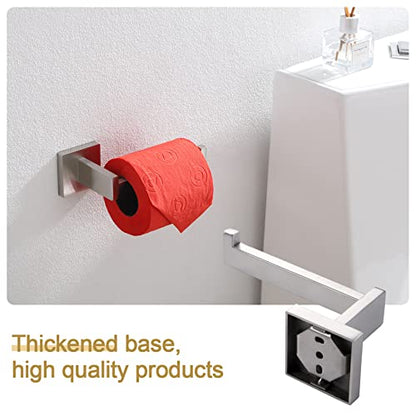 KOKOSIRI Toilet Paper Roll Holder Brushed Nickel Toilet Paper Holder Stainless Steel for Kitchen Bathroom Dispenser Wall Mounted, 2 Pack, B2003BR-P2 - color: Brushed Nickel, size: Without Shelf(2 Pack)