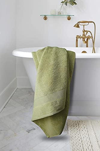 Luxury Bath Towels Set of 4 (27” x 54”) | Towels for Bathroom | Super Soft | Highly Absorbent Towels for Home, Spa, Gym (Sage Green) - color: Sage Green