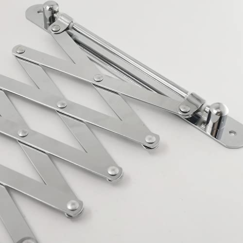 Welllink 7 Inch Extendable Mirror 3X and 1X Chrome | Space-Saving Screw Mount, Clear Reflection No Distortion, for Bathroom and Cloakroom, Home Gift - color: 3x