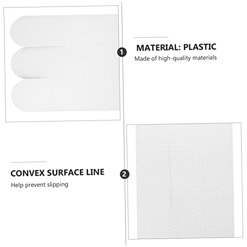 TIDTALEO 12pcs Transparent Slip Strips for Bath Safety Adhesive Bath Treads for Showers Stairs and Floors Non Slip Stickers for Bathtubs and Bathrooms - size: 12 pcs