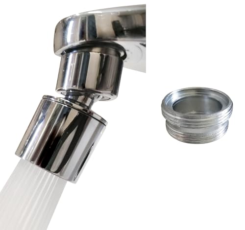 Kitchen Sink Faucet Attachment,bathroom faucet nozzle aerator,faucet extender, 360 degree swivel dual flow sprayer for sink tap head... - color: 20° Angle