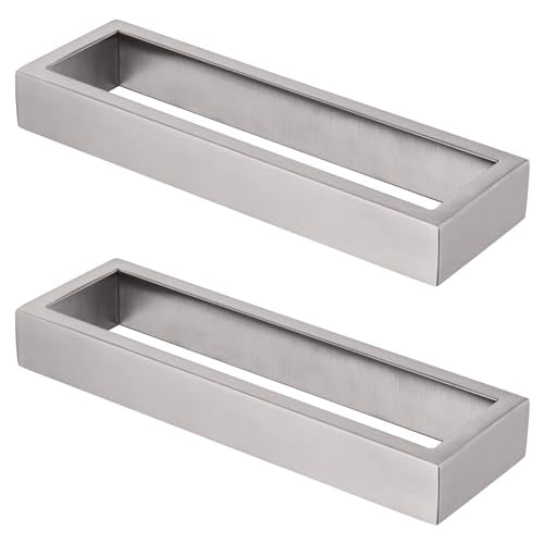 KOKOSIRI Towel Ring Brushed Nickel Hand Towel Hanger Holder 9-Inch Kitchen Rack Stainless Steel for Bathroom Hardware Wall Mount, 2 Pack B4008BR-L9-P2 - color: Brushed Nickel, size: 2 Pack