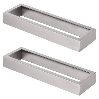 KOKOSIRI Towel Ring Brushed Nickel Hand Towel Hanger Holder 9-Inch Kitchen Rack Stainless Steel for Bathroom Hardware Wall Mount, 2 Pack B4008BR-L9-P2 - color: Brushed Nickel, size: 2 Pack