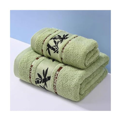 Quick Dry Bamboo Fiber Bath Sheets Soft Absorbent Thick Bath Sheets Washable Quick Drying Large Bath Towel 55.1x27.5in Lightweight - color: Green