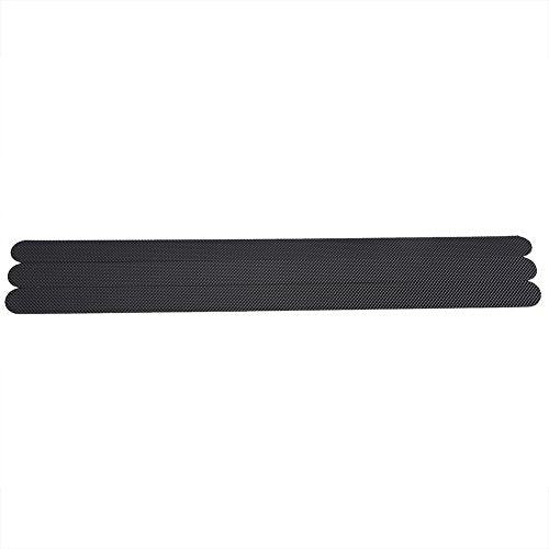 Anti-Skid Tape, 38x2cm Bathroom Anti Slip Tape Safety No Skid Strip Adhesive Sticker for Bathtub Ceramic Floor Bathrooms, Stairs, Decking(Black) - color: Black