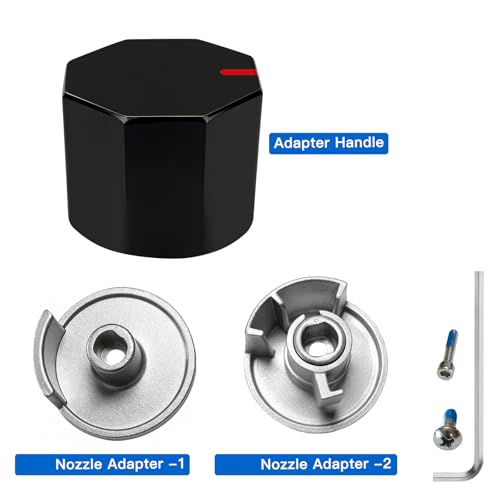 All Metal Replacement for 100657 Moen Tub/Shower Lever Handle,Compatible with Moen Valve Systems and trol Valve,A Fashionable Polygonal knob Style,Matte Black