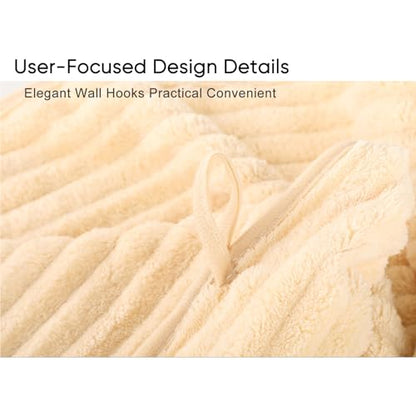 Luxury 4-Piece Quick-Dry Bath Towel Set 27.5X 55 Inches – Ultra Soft Microfiber for Bathroom, Bar, Pool, Gym & Travel – Elegant Twill Design - color: 4beige
