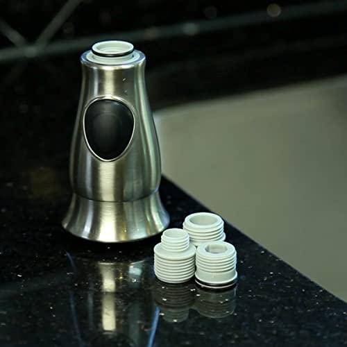 Danco Traditional Smart Spray Kitchen Sink Faucet Pull Down Faucet Spray Head, Stainless Steel, 1-Pack (10724) - color: Brushed Nickel