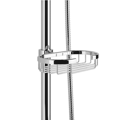 PULSE ShowerSpas Kauai III Polished Chrome Rain Shower Head with Handheld Spray - 2.5 GPM, 8" Showerhead, 5-Function HandShower, Adjustable Slide Bar - Shower Heads with Handheld Spray Combo - color: Chrome, size: 2.5 Gallon Per Minute