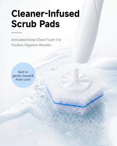 20 Count Toilet Wand Refills Compatible with Clorox Toilet Wand | 5X Cleaning Power Toilet Bowl Cleaners & 3-Layer High-Density Toilet Scrubber Refill-No Falling Apart, Instant Foam Cleaning - size: 1 Count (Pack of 20)