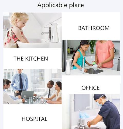 Automatic Touchless Soap Dispenser with IPX6 Waterproof Rating for Bathroom and Kitchen Countertop