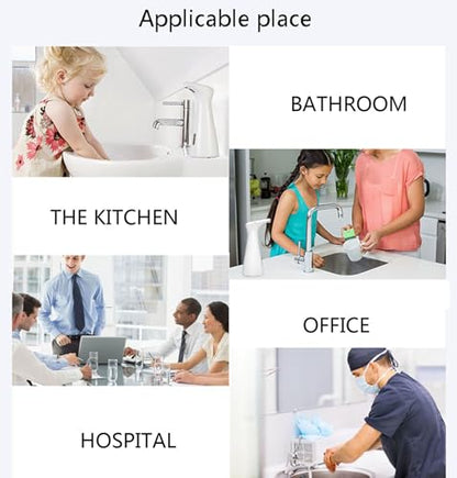 Automatic Touchless Soap Dispenser with IPX6 Waterproof Rating for Bathroom and Kitchen Countertop