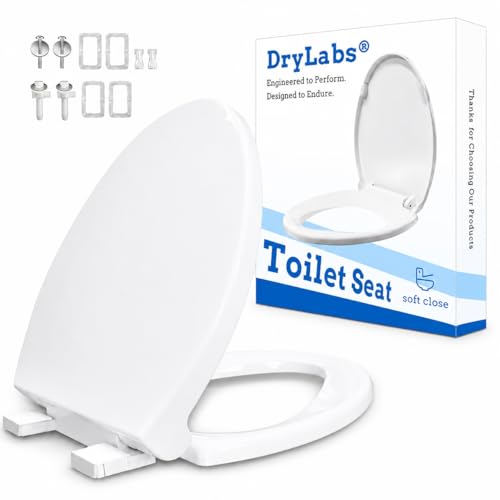 Elongated Toilet Seat 18.5" | Soft Close, Durable PP Toilet Seat, Easy Installation & Removal, Fits Most Toilet Bowls - size: Elongated Standard 18.5"