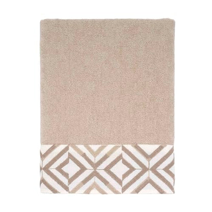 Avanti Linens - Hand Towel, Soft & Absorbent Cotton (Harlow Collection, Linen) - color: Linen, size: Hand Towel