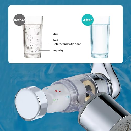 5Pcs Filter Elements, for 1080°Swivel Faucet Aerator Extension with Filter