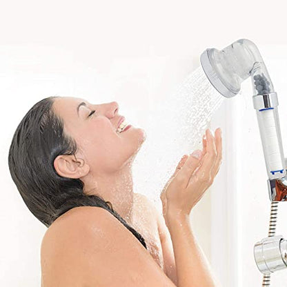 Spray Shower Head Filter with Mineral Beads, High Pressure Handheld Filtered Bead Shower Head Filter for Hard Water, Reduces Dry Itchy Skin & Hair Loss, 4.5in Set of 6 Replacement PP-Cotton Filters - style: 4.5 x 0.98 inches