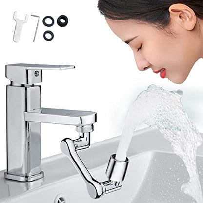 1080° Faucet Extender For Bathroom Sink, Rotating Faucet Extender Aerator, Swivel Faucet Attachment, 1080 Degree Rotatable Faucet Aerator (Single-Mode) - color: Single-Mode
