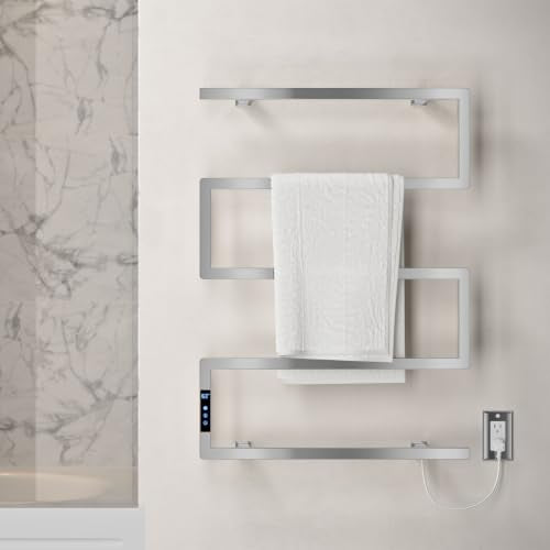 Swiss Madison Voltaire 5-Bar Electric Towel Warmer Heated Towel Racks for Bathroom in Chrome - color: Chrome