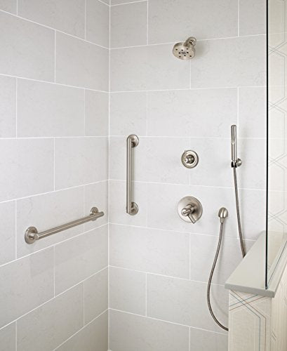 Delta Faucet 41818-SS Contemporary Grab Bar, 18-Inch, Stainless - color: Brilliance Stainless Steel, size: 18 Inch