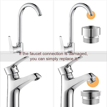 10 pcs Faucet Adapter Kit, CNYMANY Kitchen Aerator Adapter Set Male M20 Female Sink Adapter Connecting Garden Hose Water Filter Standard Hose via Diverter