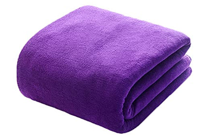 MYLSMPLE Microfiber Luxury Bath Sheet Extra Large Bath Towel Fast Drying Beach Towel (36 Inch X 72 Inch, Purple) - color: Purple