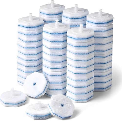 60 Pack Wand Refills Compatible with Clorox Toilet Brushes, Instant Foam Cleaning, Secure Lock No Slipping, Odor Neutralizing, Easy Snap-On Design - color: 60pack