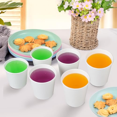 SIUQ 300 Pack 5 oz Paper Cups, Disposable Small Bathroom Mouthwash Cups | White Water Cups Disposable, Hot/Cold Drinking Cup for Bathroom, Home, Party, Office, Picnic, Travel, BBQ, Supermarket - color: 300pack-5oz