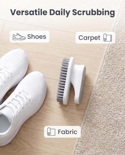3 Pack Scrub Brushes, Multi-Purpose Cleaning Brush Set for Household Use | Brush with medium firm bristles, grout cleaning brush ,kitchen scrub brush, tile scrub brush ,scrub brush showe