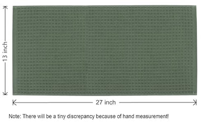 Mia's Dream Cotton Bathroom Hand Towels Set,3 Pack,13" x 27",Olive Green | Quick Drying Hand Towels for Bathroom & Kitchen, Thin Bath Towels and Washcloths Sets, Soft Face Towels - color: Olive Green (Hand Towel：13" X 27")