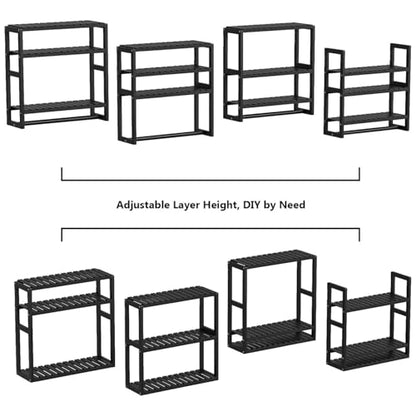 Bathroom Shelves Wall Mounted Over Toilet Bathroom Organizer with Towel Racks 3 Tier Over Toilet Shelf for Home Kitchen