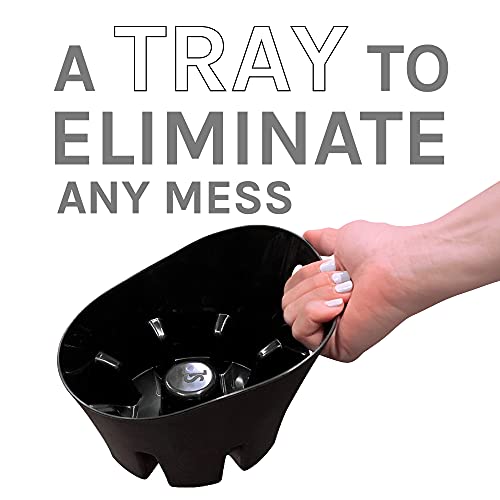 JS Jackson Supplies Universal Black Plastic Drip Tray for Toilet Plunger - color: Black