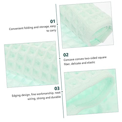 ULTECHNOVO 3Pcs Waffle Cotton Towels Fast Drying Bath Towel for Adults Highly Absorbent Hand Face and Head Towels for Spa Bathroom Gym and Home Use