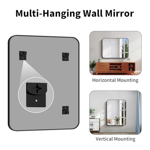 Koonmi Bathroom Wall Mirror,36x48 Inch Large Vanity Mirror for Over Sink - size: 48"L x 36"W
