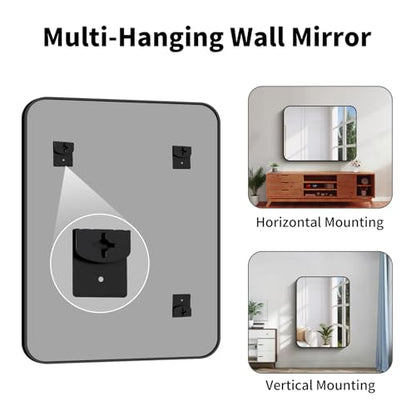 Koonmi Bathroom Wall Mirror,36x48 Inch Large Vanity Mirror for Over Sink - size: 48"L x 36"W