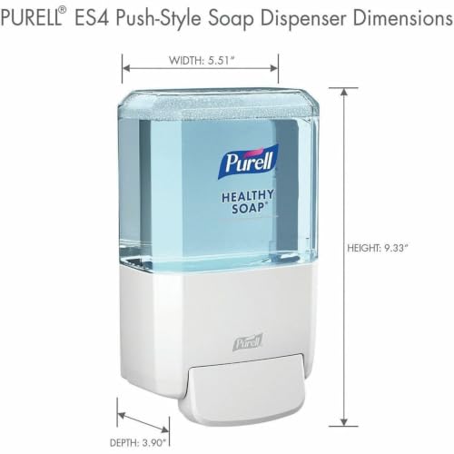 Purell ES4 Manual Soap Dispenser, White, 1200 mL - 5030-01 - size: Pack of 1
