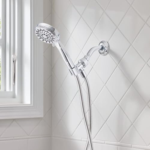 Moen Ignite Chrome Hand Held Shower Head Package With 2.5 GPM High Pressure Spray, 20091 - size: (Pack of 1)
