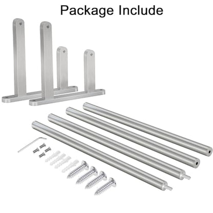 Double Towel Bar, 24Inch Towel Rack for Bathroom, Stainless Steel Double Bath Towel Bar, Wall Mounted Towel Holder, Double Towel Rod Towel Rail Hanger for Wall, Kitchen (Brush Nickel) - color: Brush Nickel-24inch-b