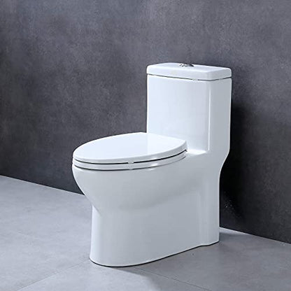 CYRRET Elongated Toilet Seat Slow Close, Easy to Install and Clean, Durable Plastic, White, Replacement Toilet Seats, Fits Standard Elongated, Obling or Oval Toilets - style: Elongated
