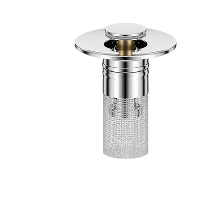 2 Pack Universal Bathroom Sink Drain Pop-Up Stopper, Bathroom Sink Stopper 1.06"-1.50" for Bathroom Sink Stainless Steel Floor Drain Strainer, Standard Universal Drain Strainer