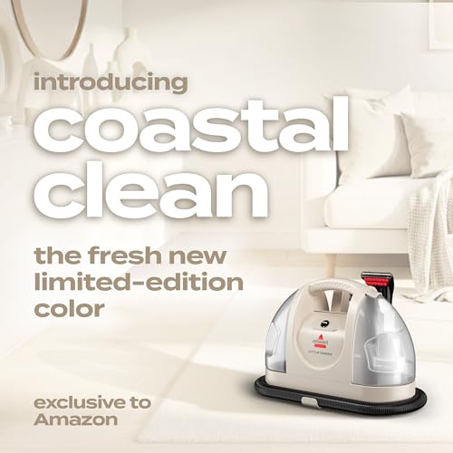 BISSELL Little Green Multi-Purpose Portable Carpet Cleaner, 3353D | Exclusive specialty tools; car & auto detailing; Amazon Exclusive Limited Edition colorway - color: Special Edition Coastal Clean, style: Little Green