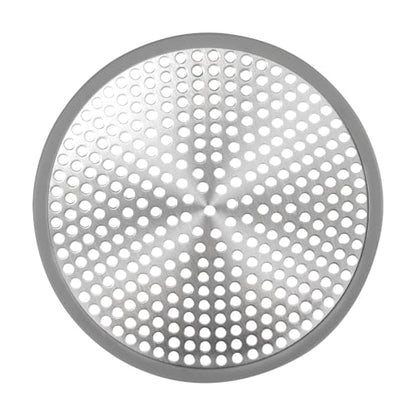 Heavy Duty Stainless Steel Drain Protector, Outside Diameter 4.75" Mesh Metal Sink Floor Drain Cover Plate, for Kitchen Sink/Bathroom Bathtub Wash Basin Floor Drain Balcony Drain Hole, Utility - size: 4.75"