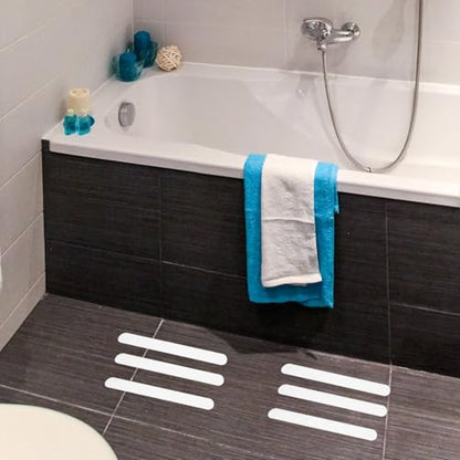 MAGICLULU 1set Self-Adhesive Strips for Bathtubs and Stairs Peva Non-Skid Tape Scraper and Easy to Install for Bathroom and Shower Safety