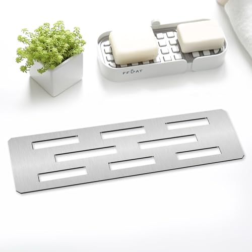 12 Inch Shower Niche Shelf Brushed 316 Stainless Steel Finish Tile Insert | Rectangular Shelf for 12 Inch Tile Prefabricated Niches, Fits 1/8 Inch Grout Lines, Shower Niche Insert Brushed 316 Stainless - size: 316 Stainless Steel - Silver