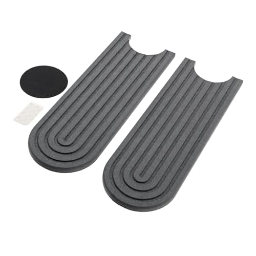 dophee Diatomite Fast Drying Stone Faucet Mat for Kitchen Sink, Dark Grey | Sink Tray Faucet Splash Guard Absorbent Mat for Bathroom Counter, 23.3"x3.9" - color: Dark Gray